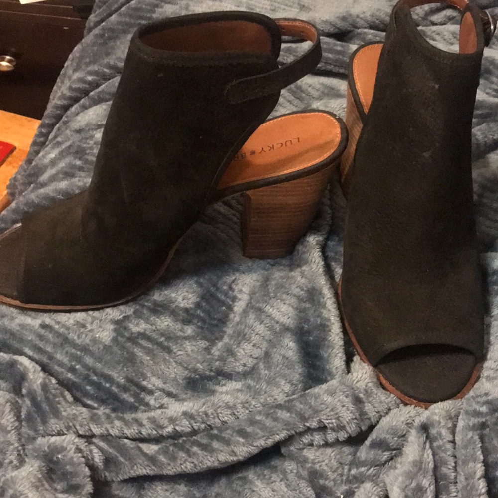 Lucky Brand heeled booties